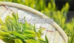 我國的十大名茶是什么，分別有哪些特點？